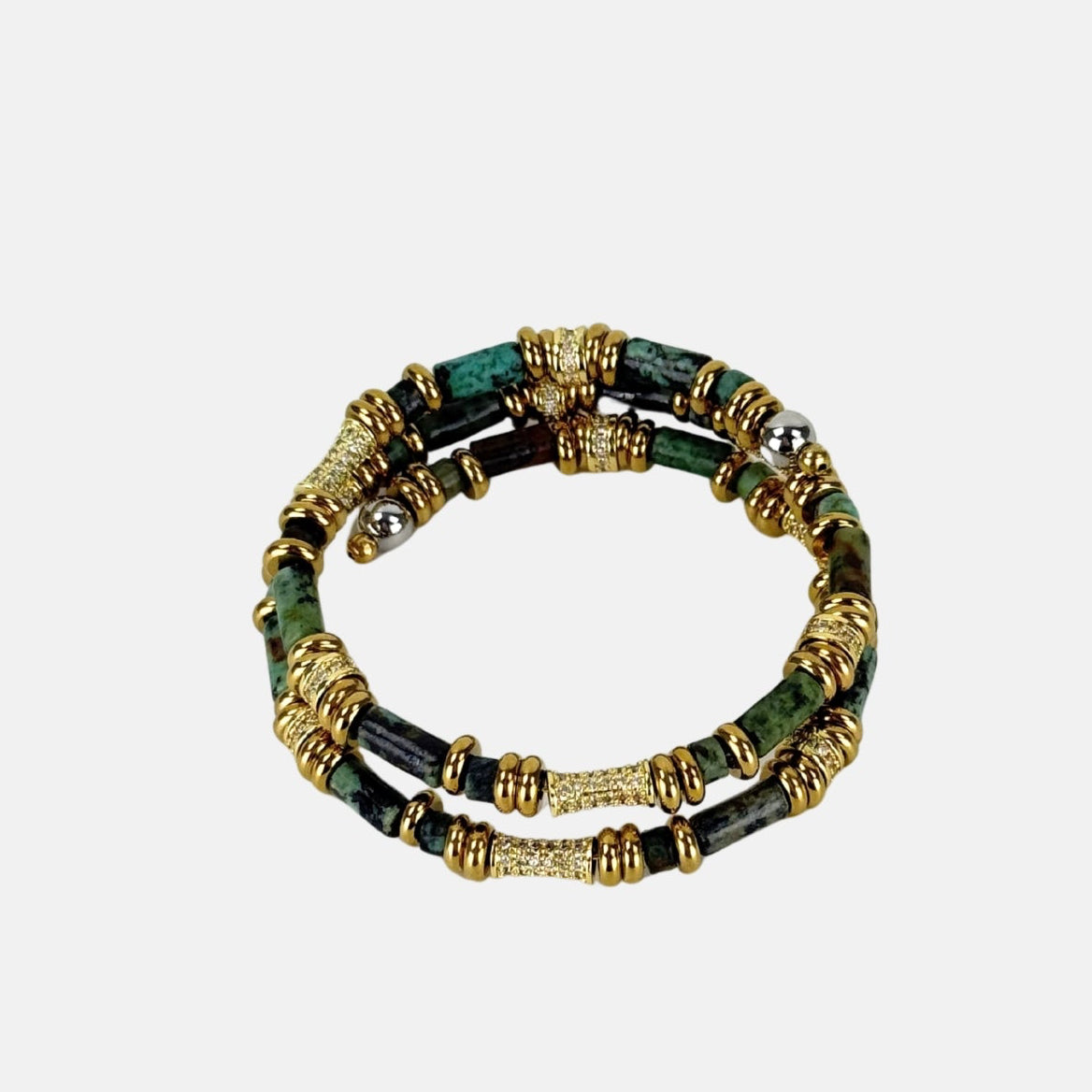 Sigal YARA Bracelet in Green - Big Bag NY