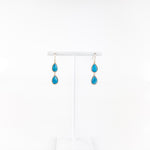 Lina's Double Teardrop Earring Apatite - Big Bag NY