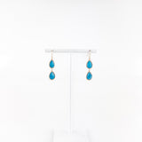 Lina's Double Teardrop Earring Apatite - Big Bag NY