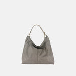 PLINIO Medium Triangle Shoulder Bag in Taupe - Big Bag NY
