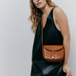 HERBERT Frere Soeur Le Sab June Alba Crossbody Bag in Camel - Big Bag NY