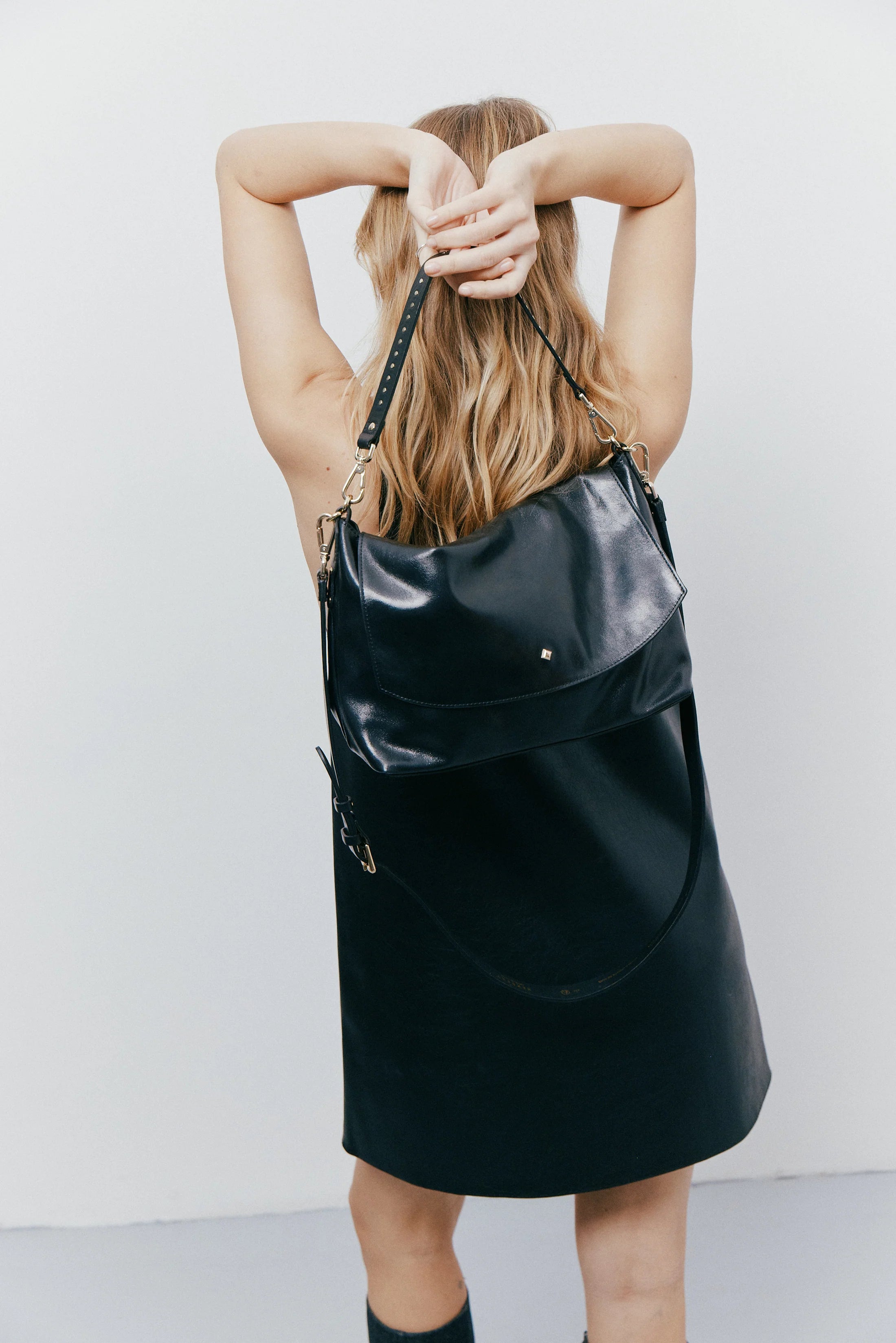 HERBERT Frere Soeur Le Benson in Black - Big Bag NY