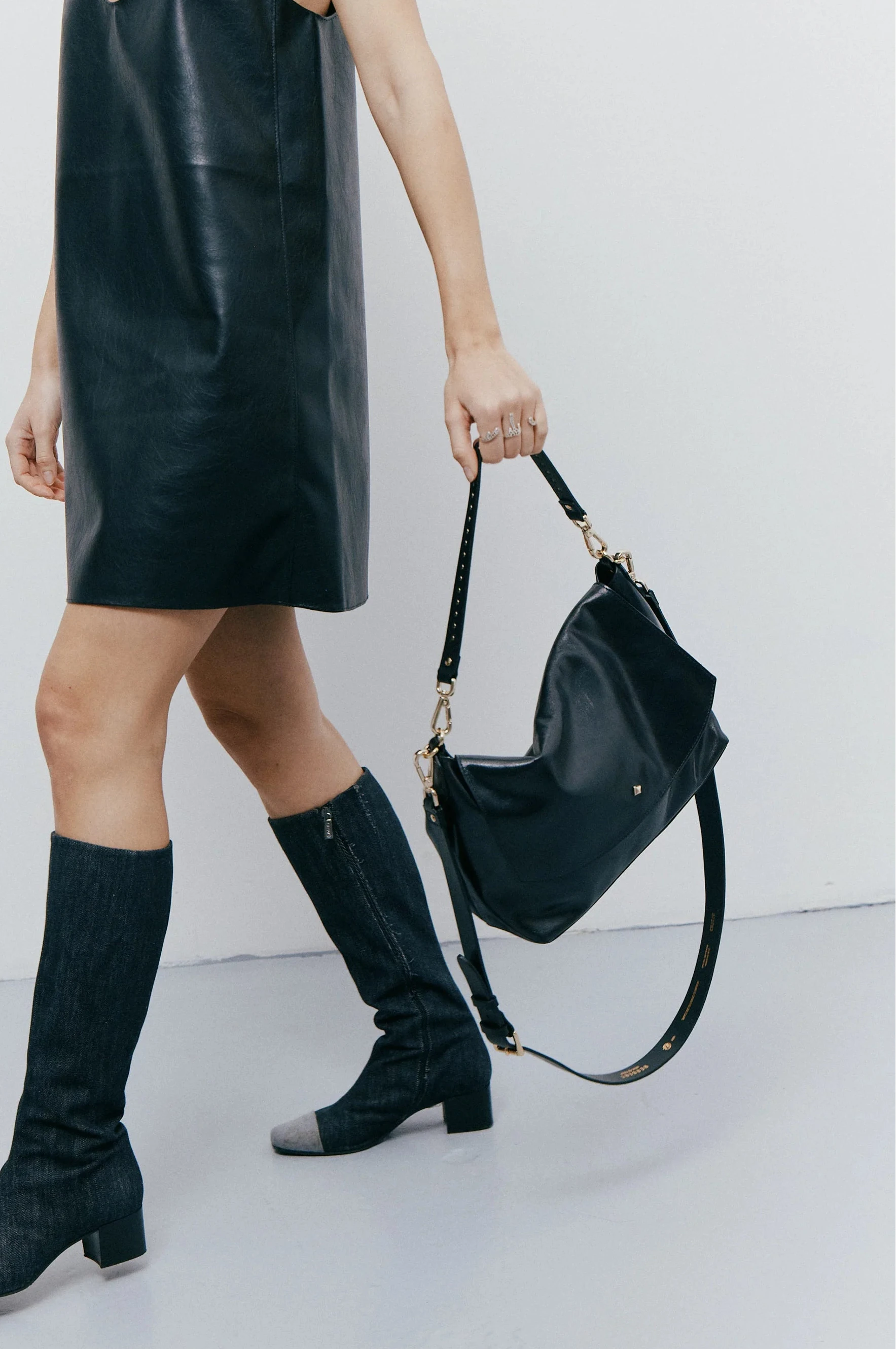HERBERT Frere Soeur Le Benson in Black - Big Bag NY
