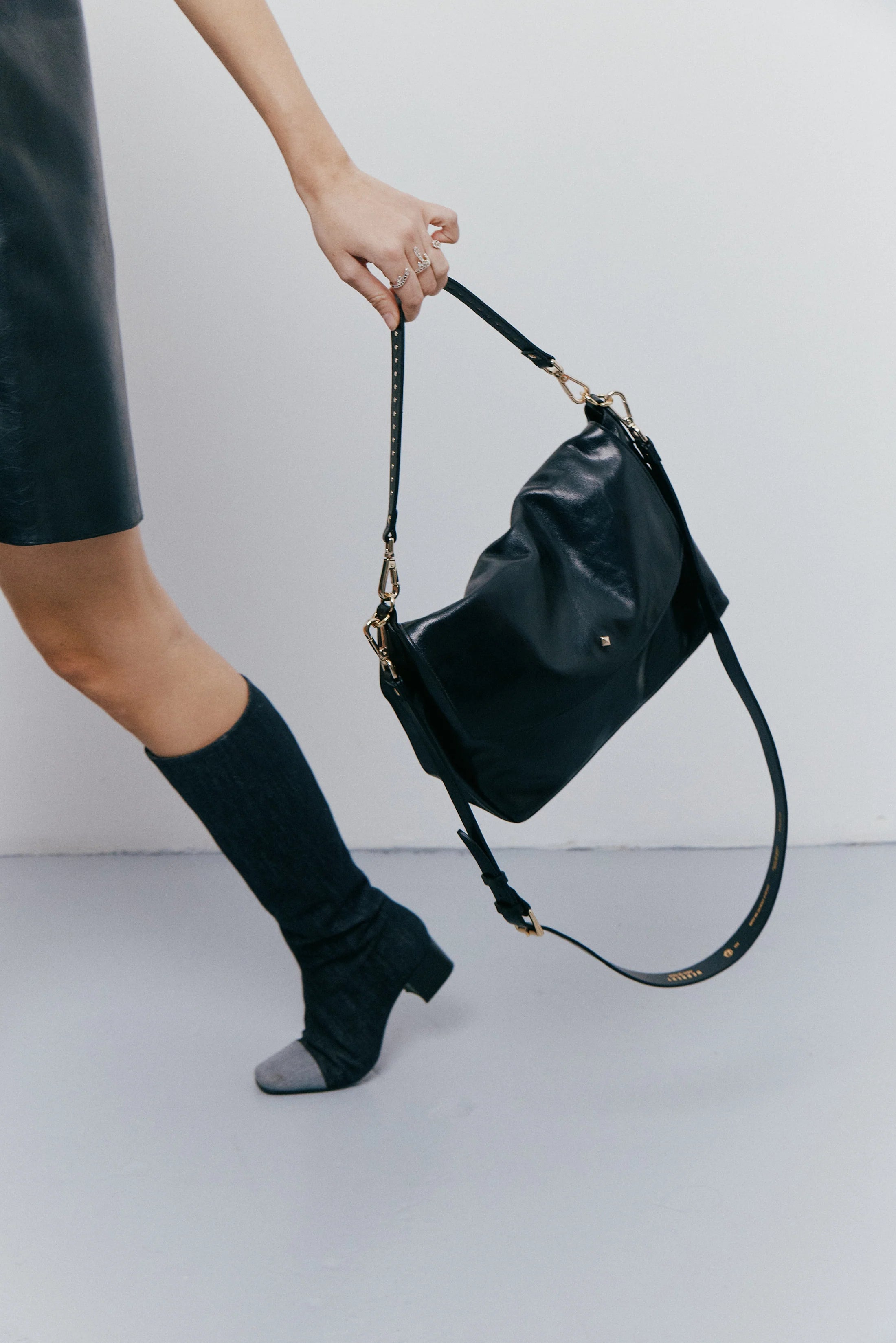 HERBERT Frere Soeur Le Benson in Black - Big Bag NY