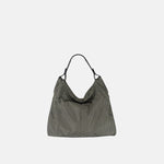 PLINIO Medium Triangle Shoulder Bag in Nero - Big Bag NY