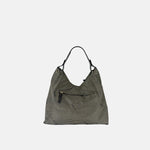 PLINIO Medium Triangle Shoulder Bag in Nero - Big Bag NY
