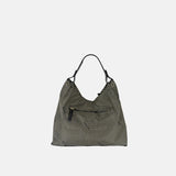 PLINIO Medium Triangle Shoulder Bag in Nero - Big Bag NY