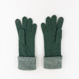 Santacana Striped Cuff Gloves in Green - Big Bag NY