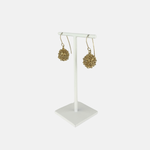 Alison Evans Gold Chain Net with Pearl Earrings - Big Bag NY
