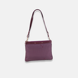 PLINIO Dual Compartment Crossbody Bag in Bordo  - Big Bag NY