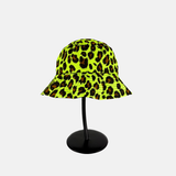 Rossomenta Pock hat Bucket Rain Hat in Neon Cheetah - Big Bag NY