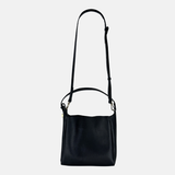 Eva Small Leather Bucket Bag