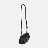 Frederic Black Turn Lock Crossbody with Silver Hardware - Big Bag NY
