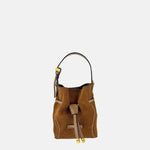 Gianni Chiarini Sienna Mini Suede Crossbody in Cognac - Big Bag NY