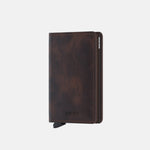 Secrid Slimwallet in Vintage Leather in Chocolate - Big Bag NY