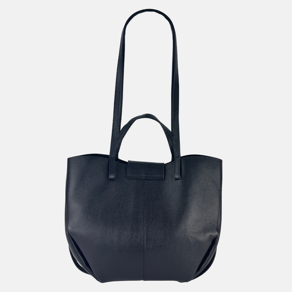 Angi Venezia Double Handle Large Tote with Flap Lock - Big Bag NY