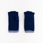 Santacana Short Fingerless Glove with Hood in Navy - Big Bag NY