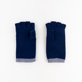 Santacana Short Fingerless Glove with Hood in Navy - Big Bag NY