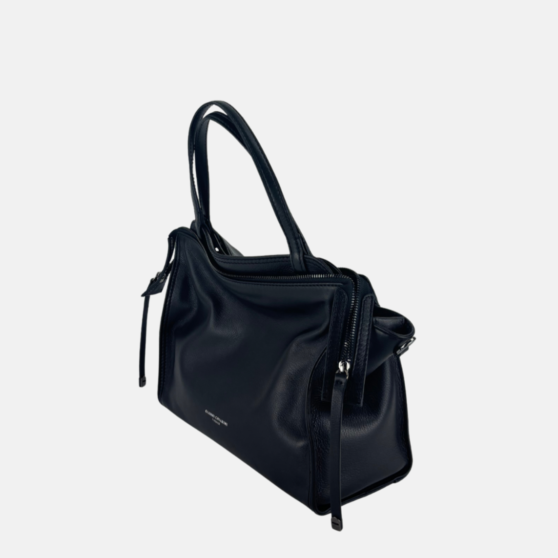 Gianni Chiarini Janis Leather Medium Convertible Tote - Big Bag NY