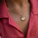 Shana Gulati Evil Eye Pendant Necklace - Big Bag NY