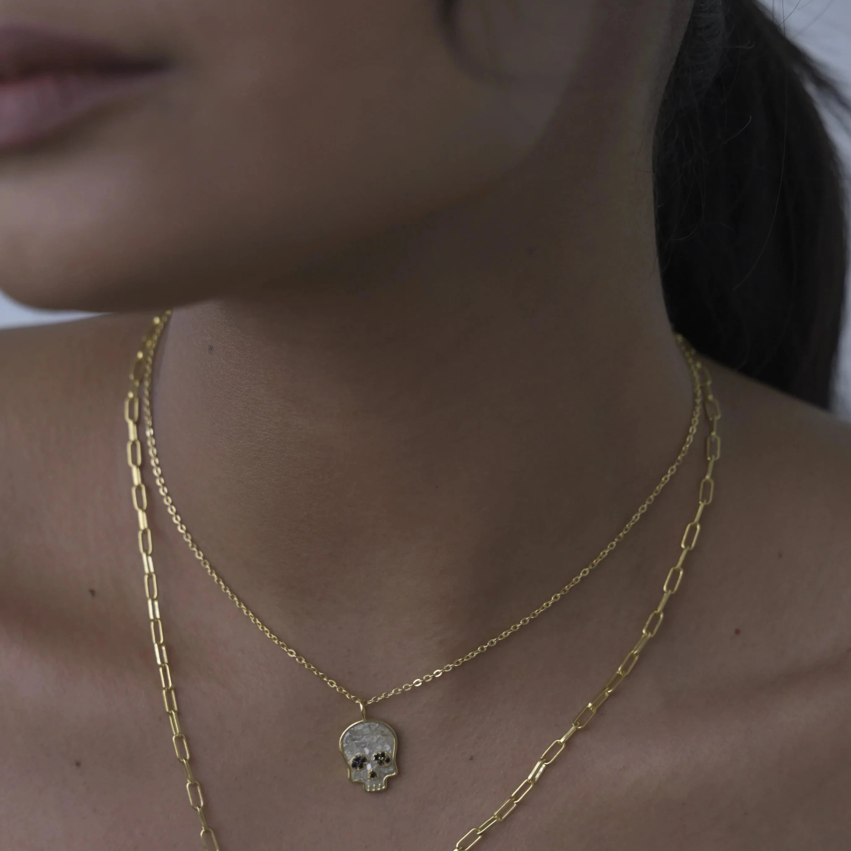 Shana Gulati Skull Pendant Necklace - Big Bag NY