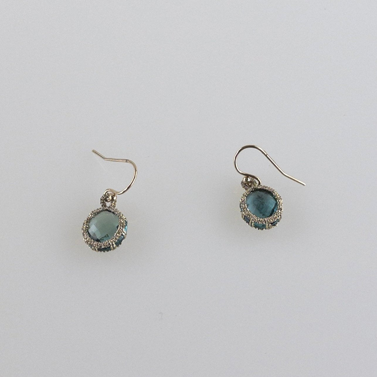 Danielle Welmond Caged Aquamarine Earrings - Big Bag NY