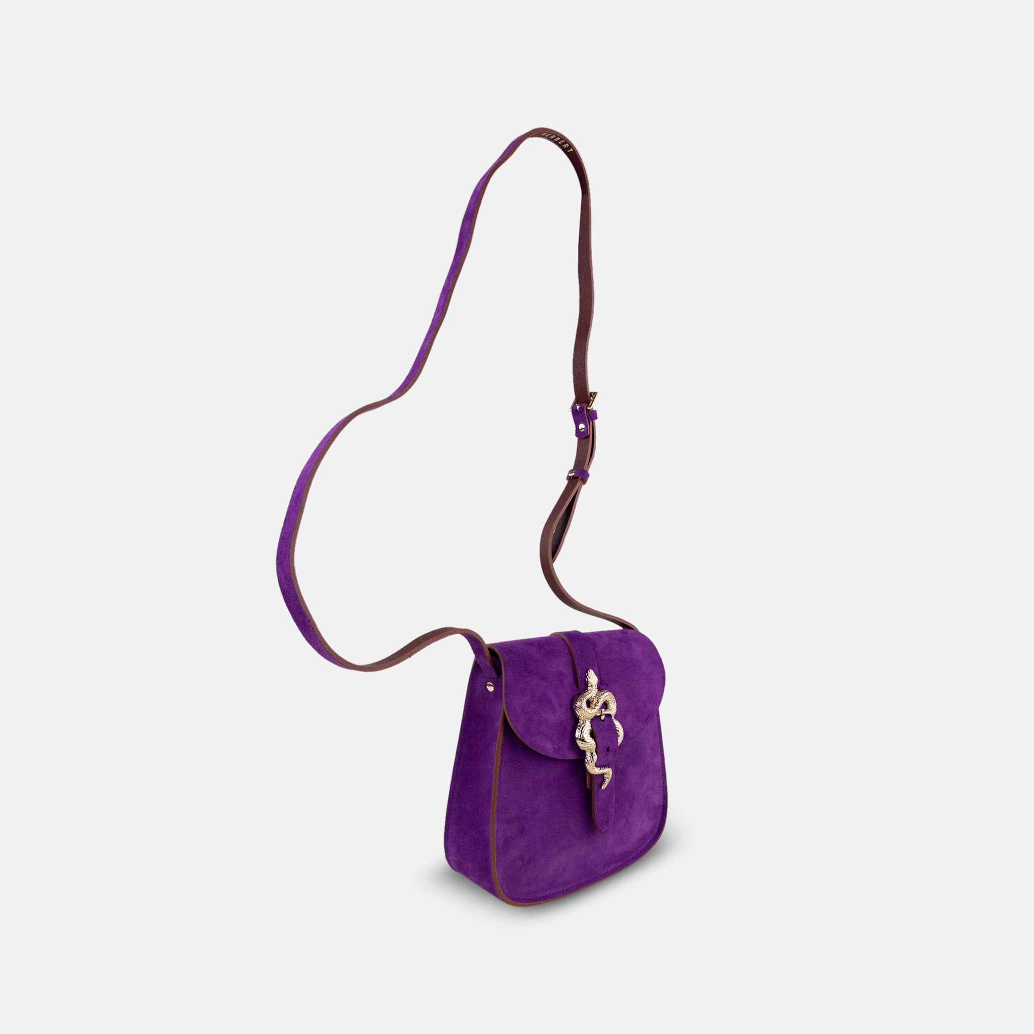 HERBERT Frère Sœur Le Sab Barbier Velours Viola Purple - Big Bag NY