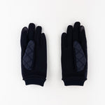 Santacana Jersey Quilted Gloves in Black - Big Bag NY