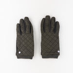 Santacana Jersey Quilted Gloves in Khaki - Big Bag NY