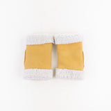 Santacana Pleated Gloves with Bow in Yellow - Big Bag NY