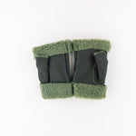 Santacana Pleated Gloves with Bow in Green - Big Bag NY