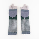 Santacana Cashmere Recycled Wool and Cashmere Long Gloves in Gray - Big Bag NY