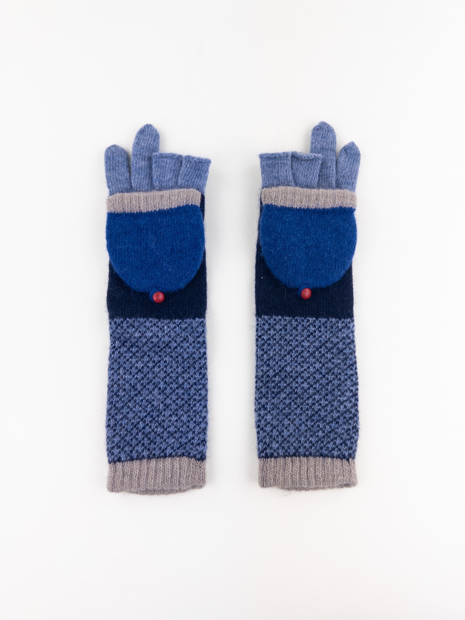 Santacana Cashmere Recycled Wool and Cashmere Long Gloves in Tejano - Big Bag NY