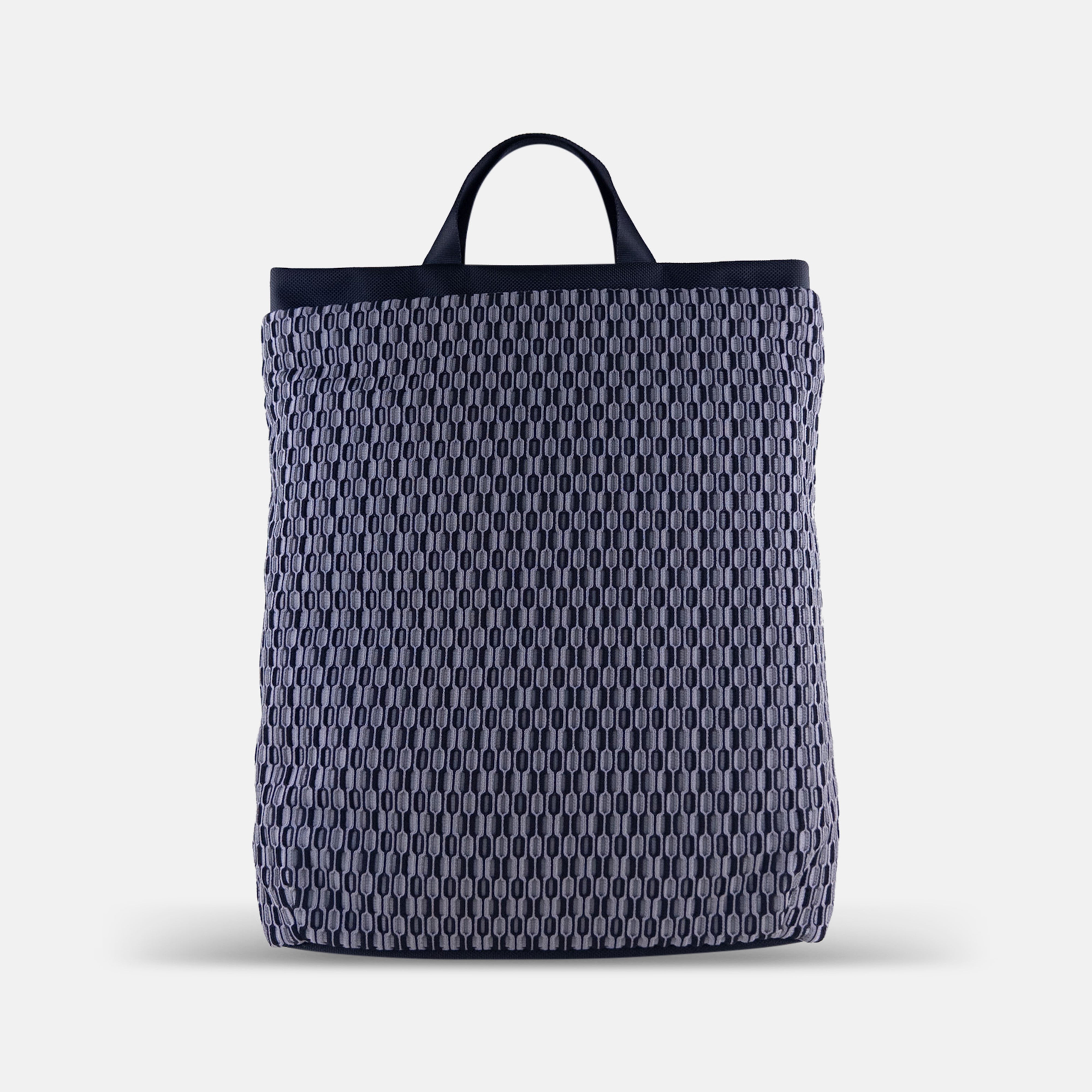 Deep Backpack in Art Deco Grey – Big Bag