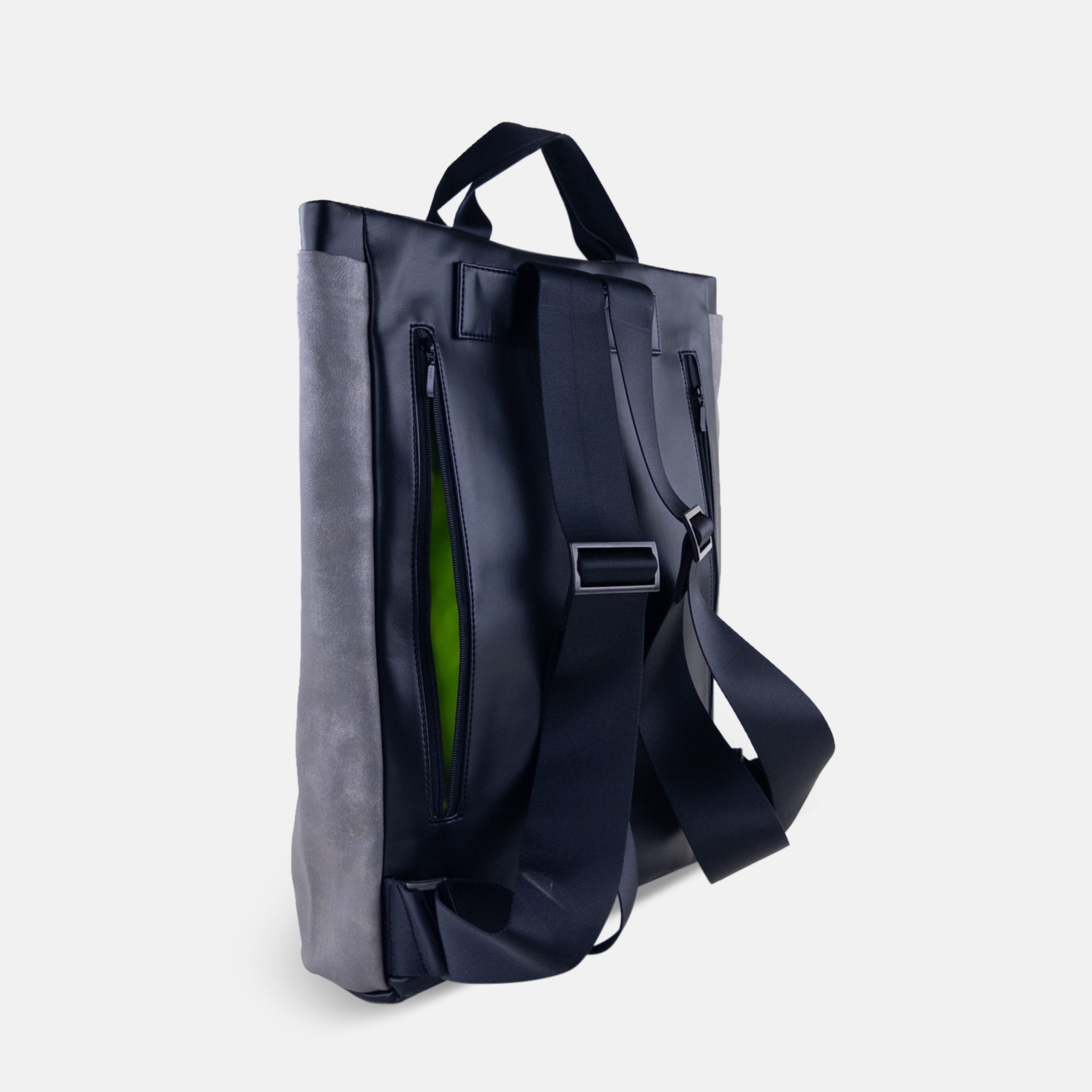 Acrylic Large Backpack in Steel - Big Bag NY