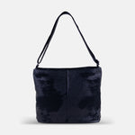 Acrylic Pocket Shoulder Bag Deep in Black Skin - Big Bag NY