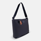 Acrylic Pocket Shoulder Bag Deep in Cushion Gray - Big Bag NY