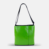 Acrylic Pocket Shoulder SD Bag in Green - Big Bag NY