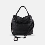 Reptile's House Lune Large Crossbody and Shoulder Bag in Black - Big Bag NY