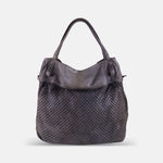 Reptile's House Lune Large Crossbody and Shoulder Bag in Grey - Big Bag NY