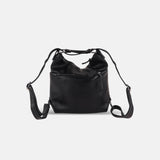 Rossi Convertible 3-Way Leather Bag in Black - Big Bag NY