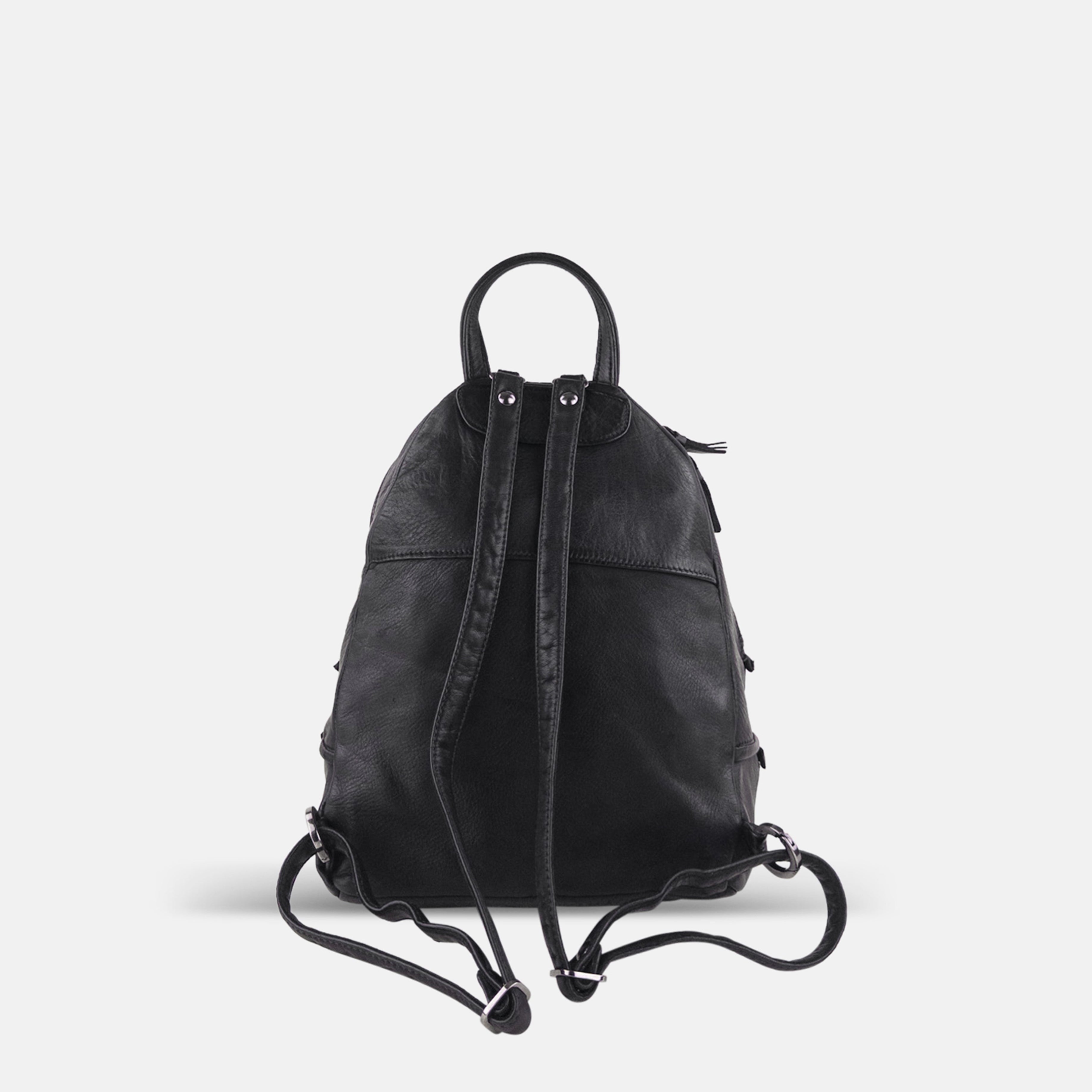 Reptile's House Lunette Mini Backpack in Black - Big Bag NY