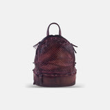 Reptile's House Lunette Mini Backpack in Burgundy - Big Bag NY