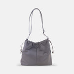 Brontibay Ursula Satin Nylon Crossbody in Grey - Big Bag NY