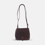 Rossi Triple Compartment Leather Satchel in Brown - Big Bag NY