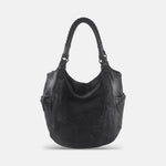 Reptile's House Metallic Scales Shoulder Bag in Black - Big Bag NY