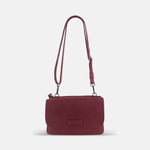 Rossi Small Dual Compartment Crossbody in Red - Big Bag NY