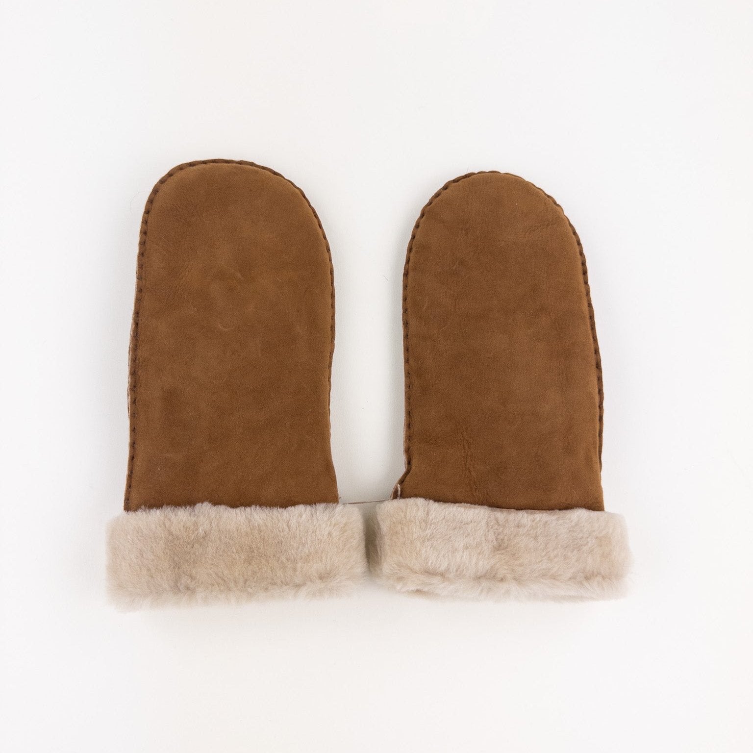 Gala Shearling Mitten in Tan - Big Bag NY