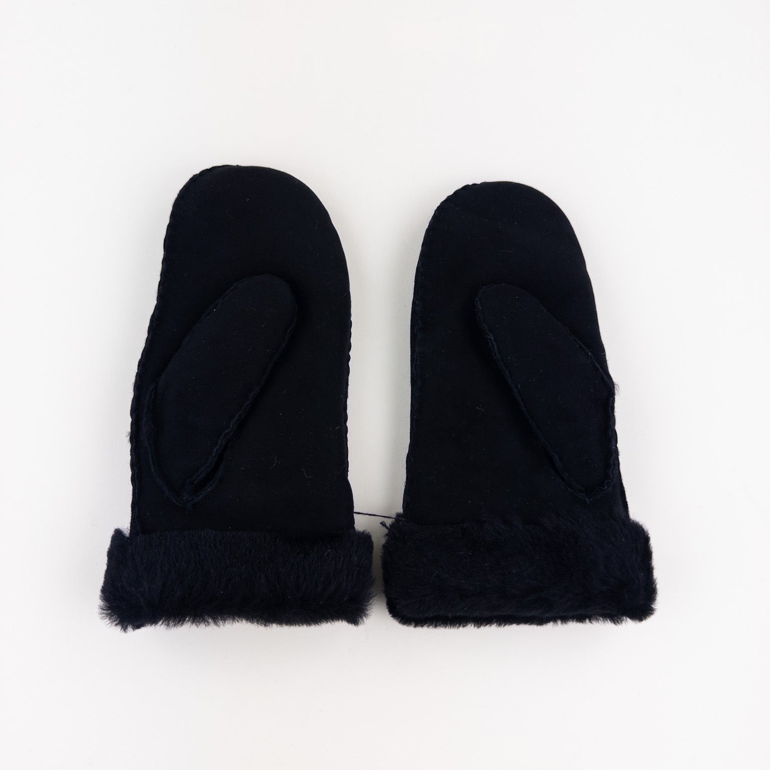 Gala Shearling Mitten in Black - Big Bag NY