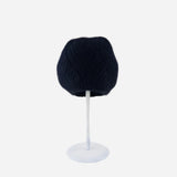 Angiolo Frasconi Angora and Wool Blend Black Beanie - Big Bag NY